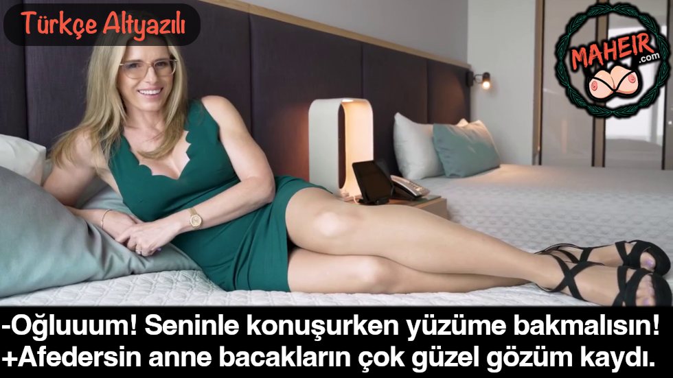 Annesiyle Yatakta Sohbet Ederken Bacak Arasına Göz Dikti