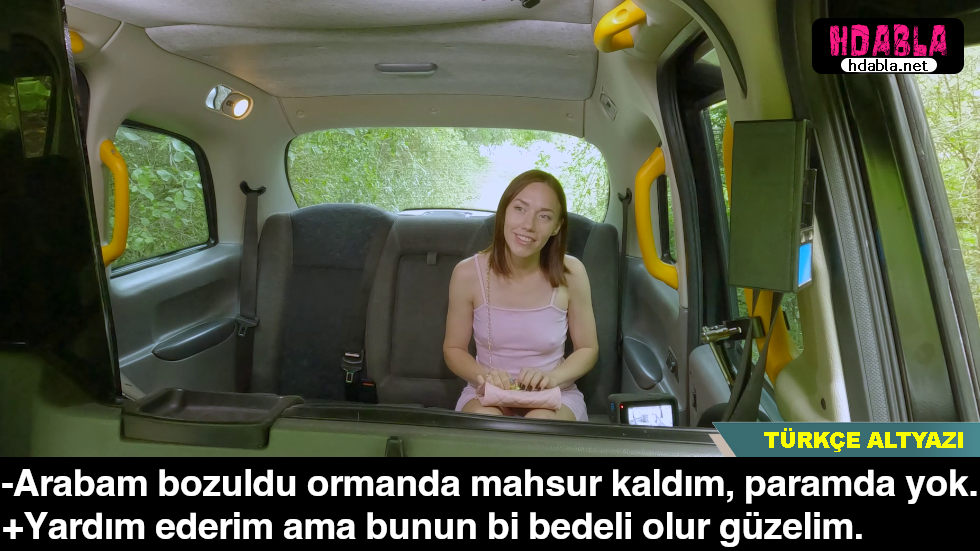 Ormanlık alanda arabası bozulan parasız kadından faydalanan taksici