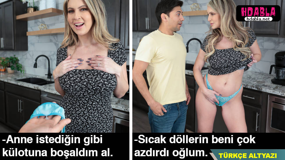 Valide attırmam için külotunu bana verdi Boşalıp ona geri verdim Giydi